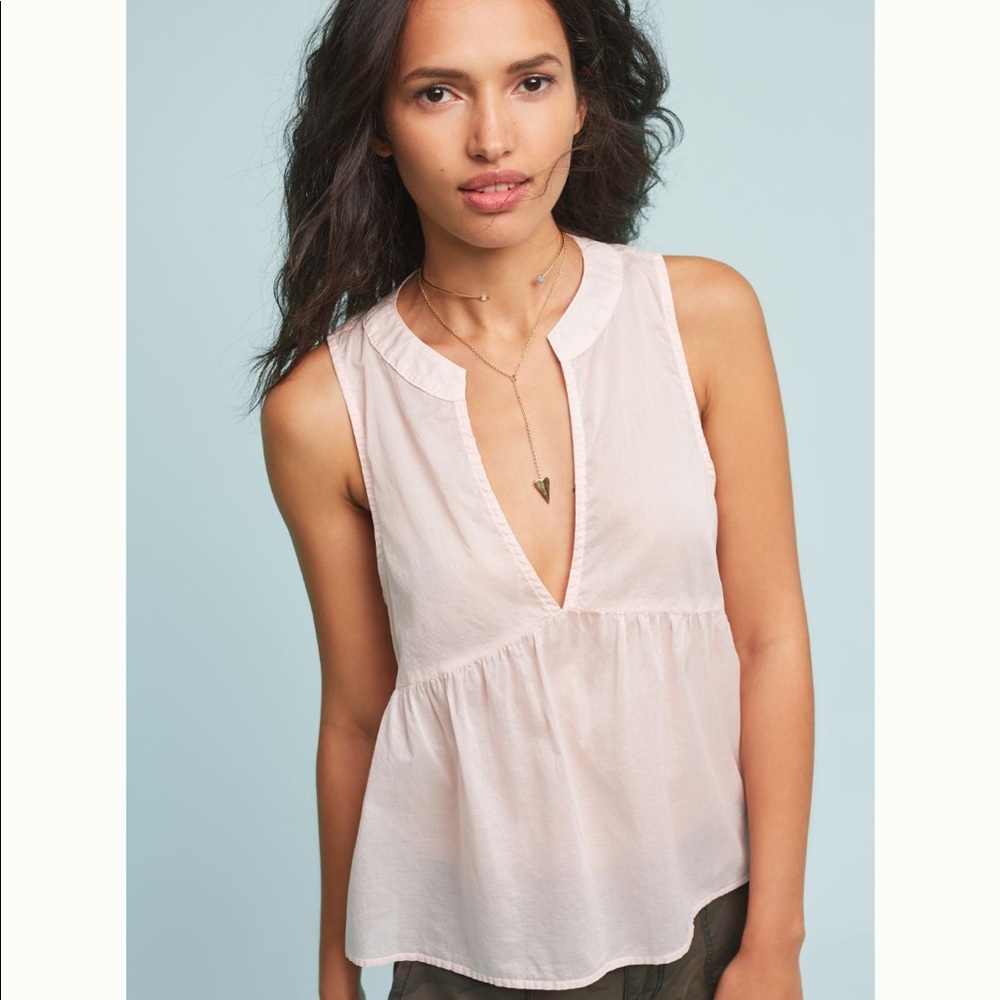 Anthropologie Cloth & Stone Light Summer Tank Top